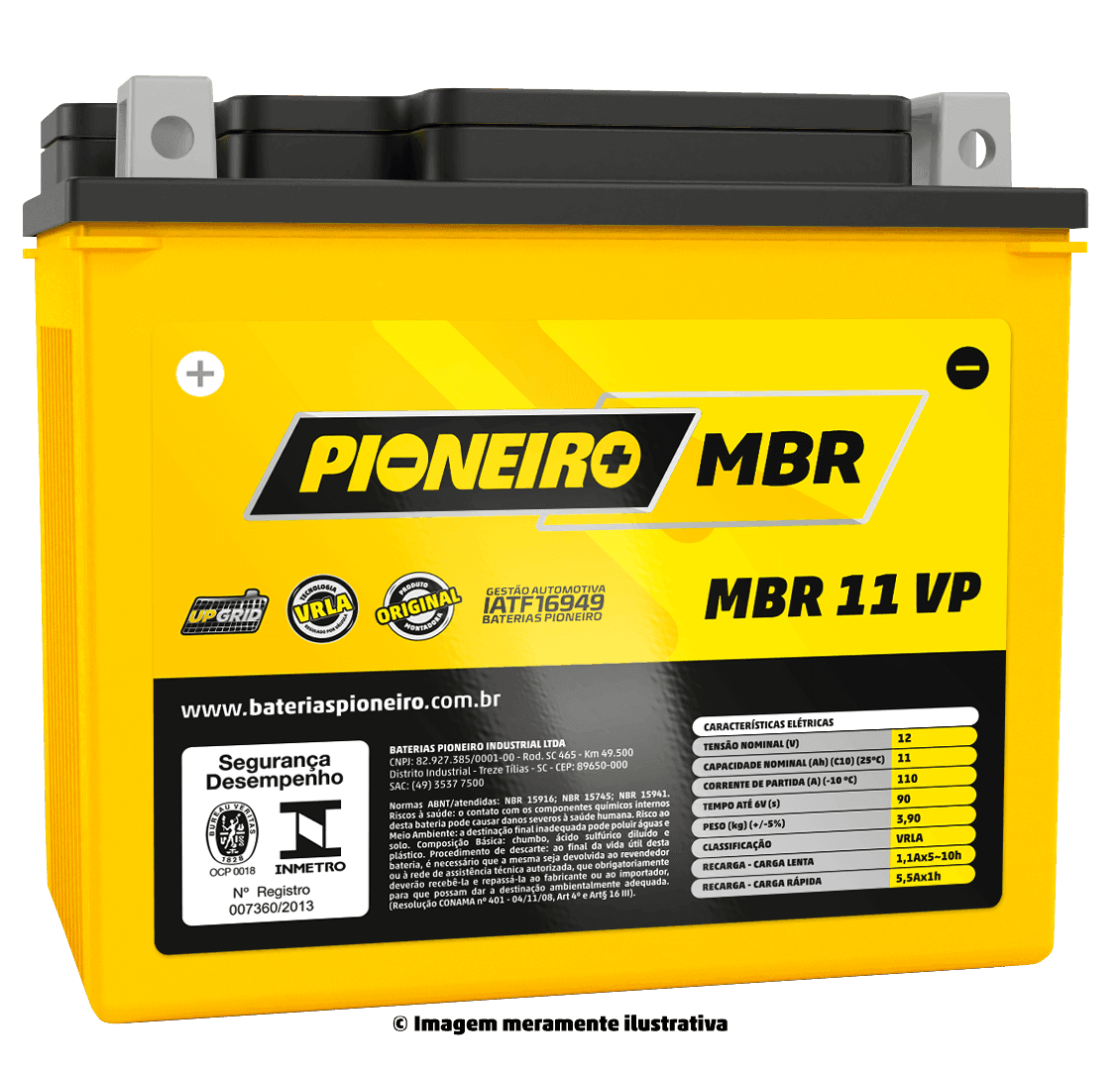 Pioneiro MBR 11-VP 12V