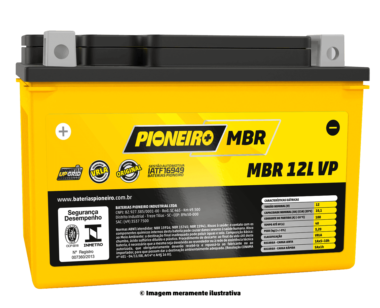 Pioneiro MBR 12L-VP 12V