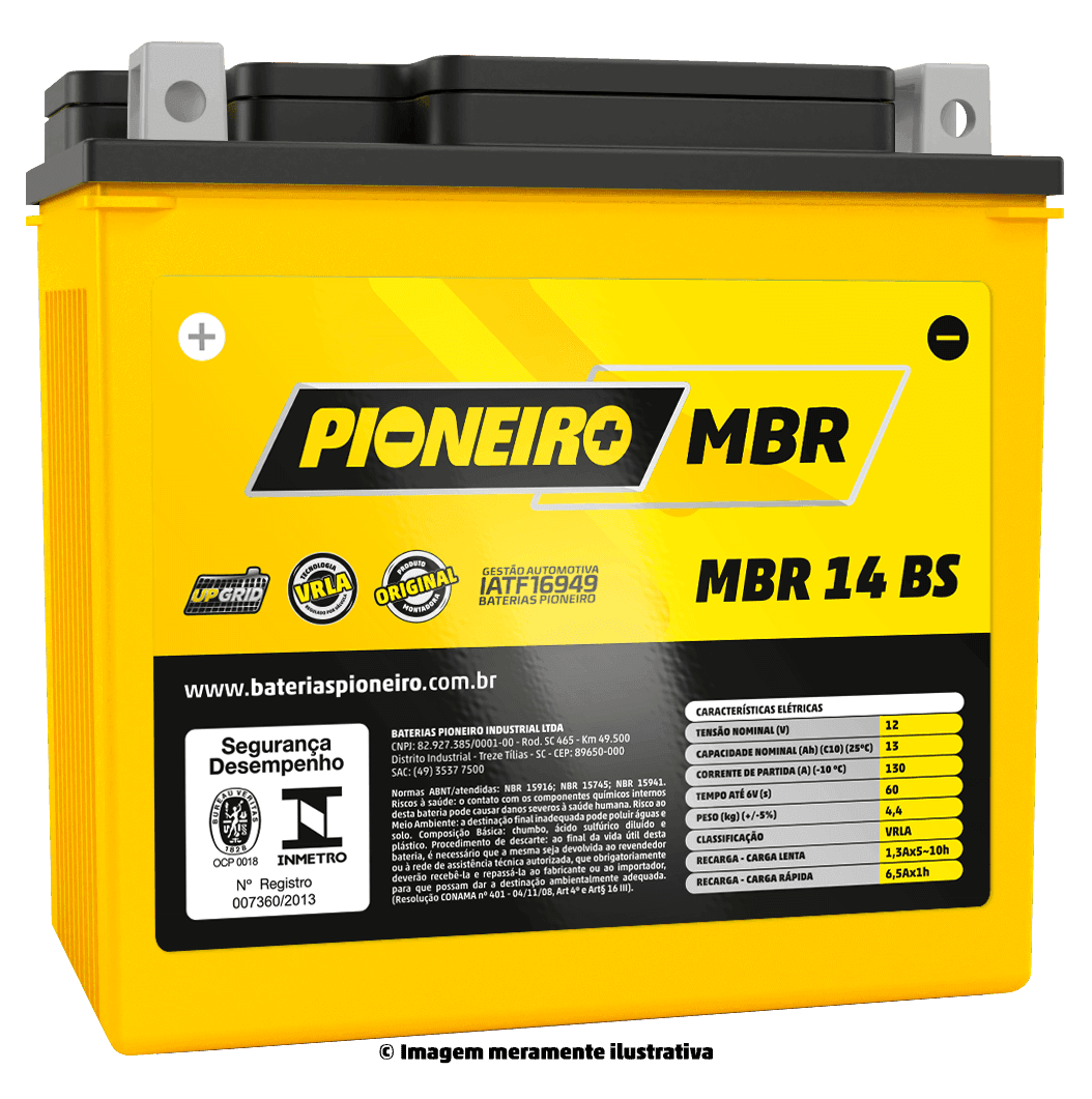 Pioneiro MBR 14-BS 12V