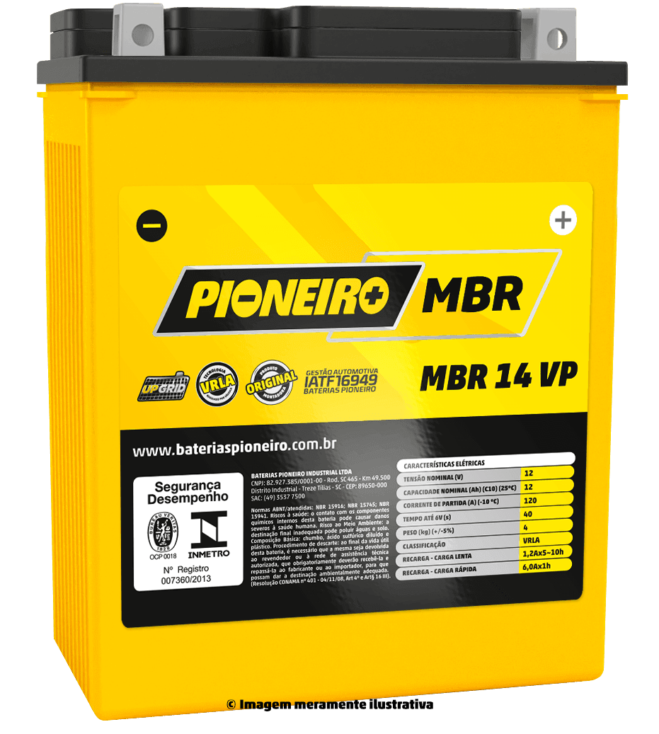 Pioneiro MBR 14-VP 12V