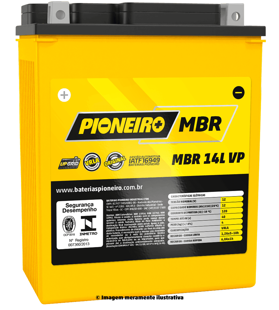Pioneiro MBR 14L-VP 12V