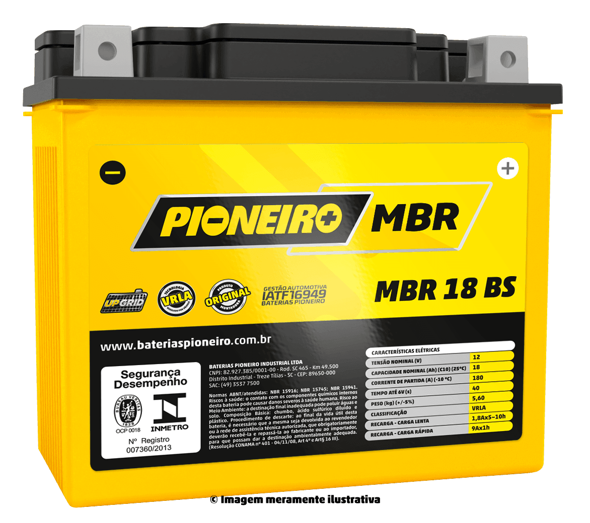 Pioneiro MBR 18-BS 12V