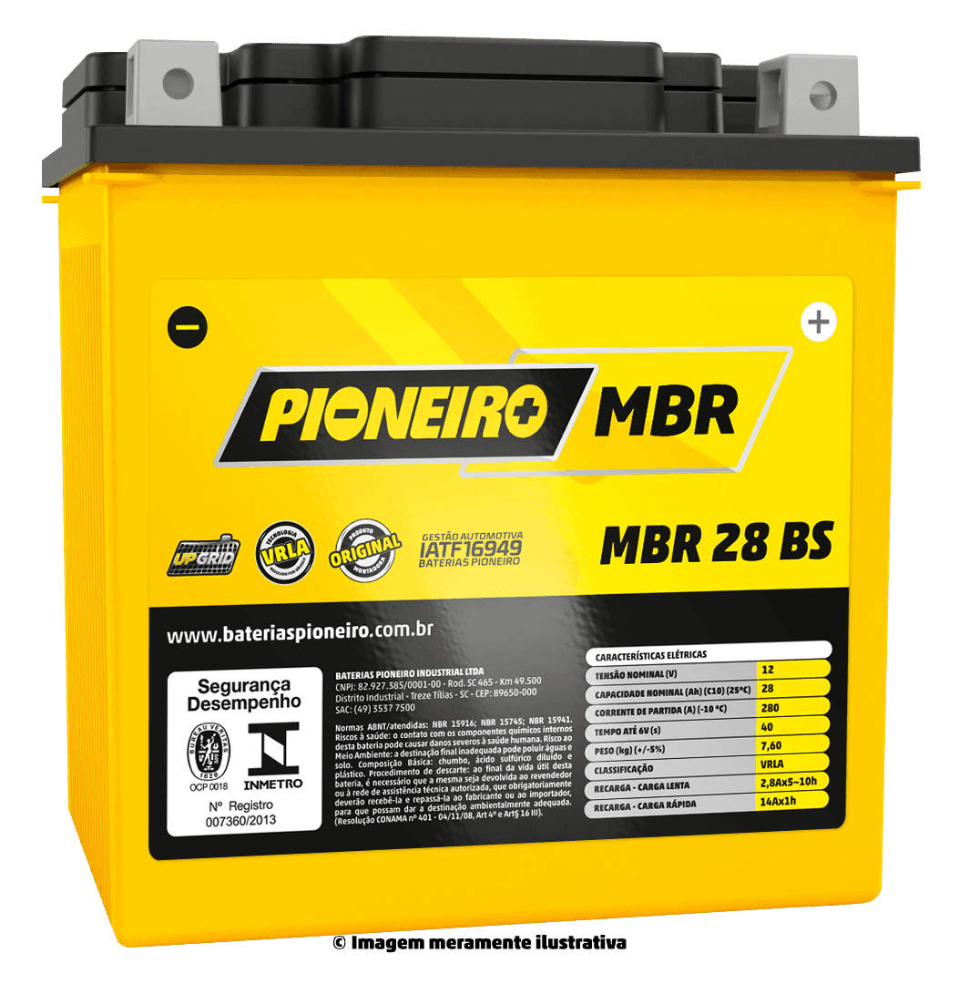 Pioneiro MBR 28-BS 12V