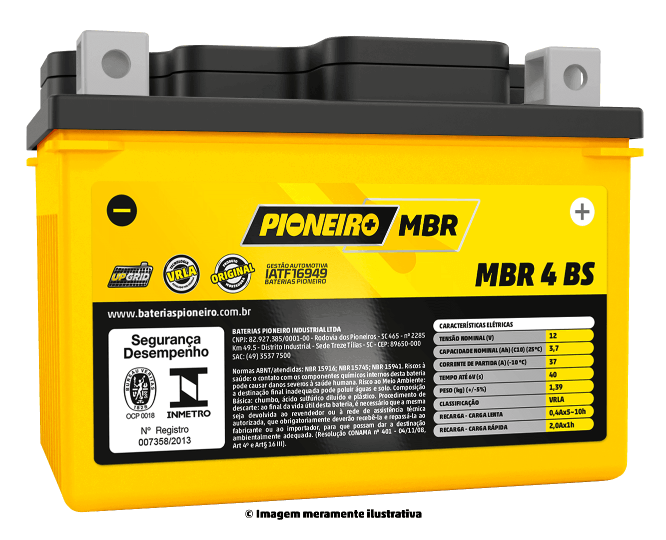 Pioneiro MBR 4-BS 12V
