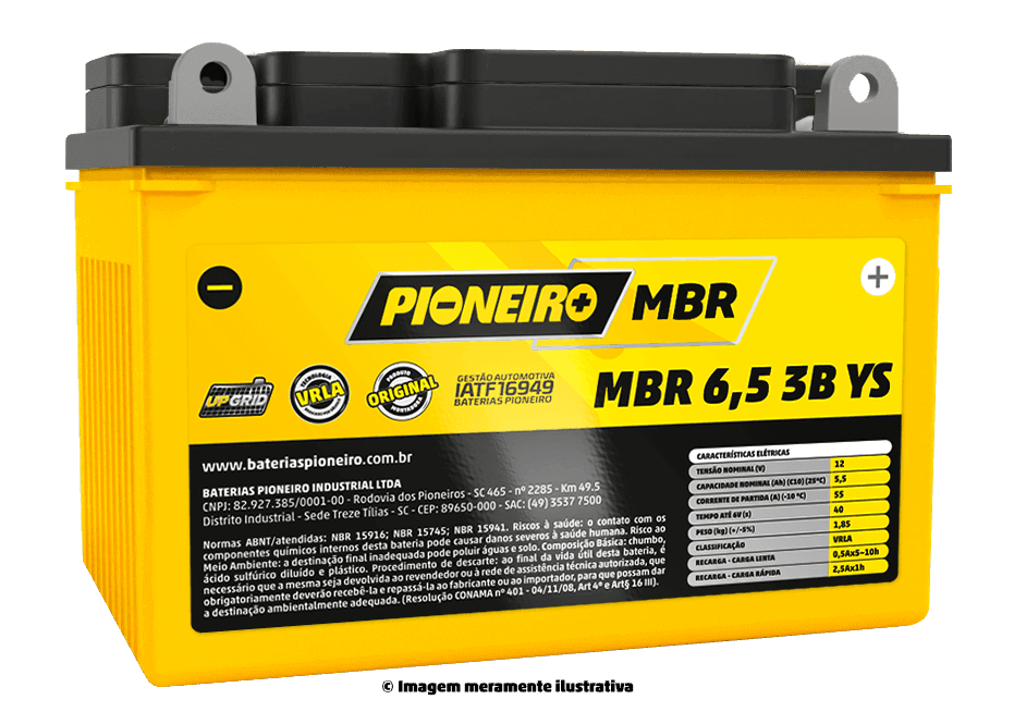 Pioneiro MBR 6,5 3B-YS 12V