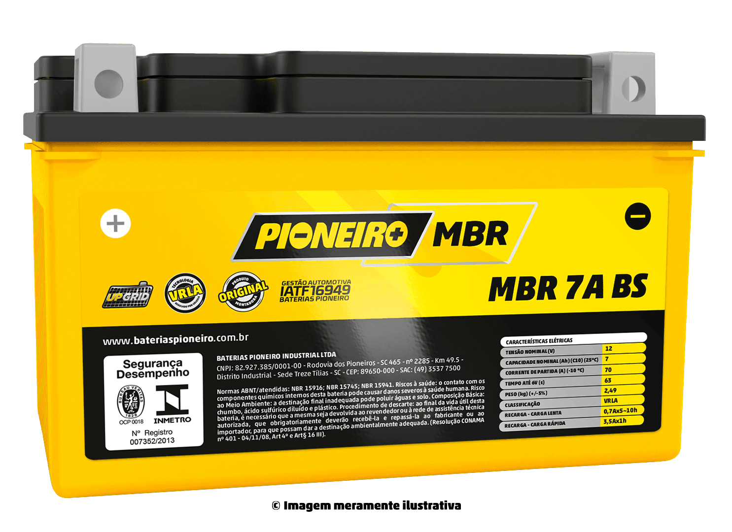 Pioneiro MBR 7A-BS 12V