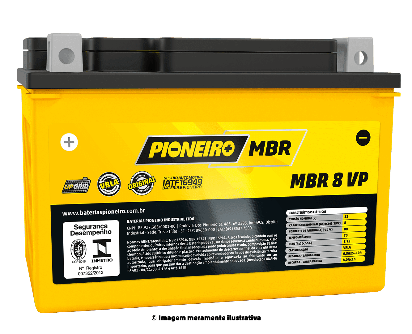 Pioneiro MBR 8-VP 12V